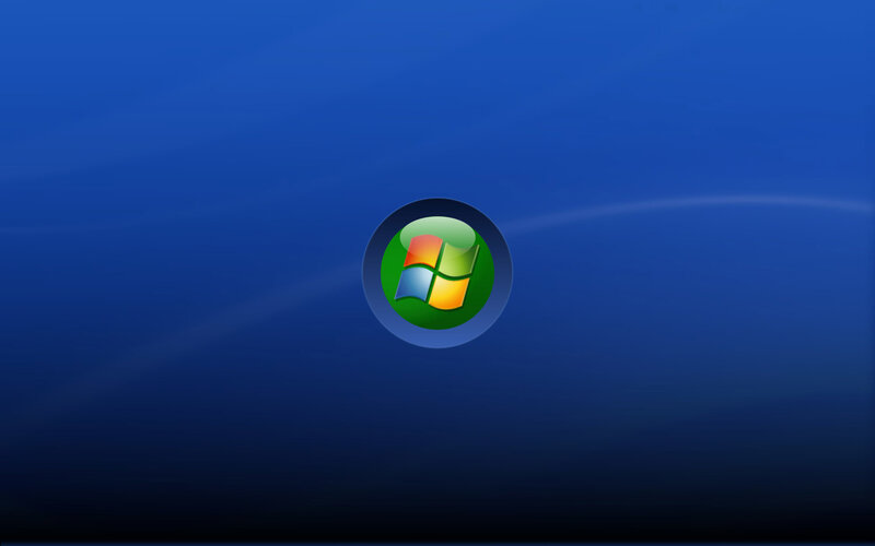 Windows Vista default desktop