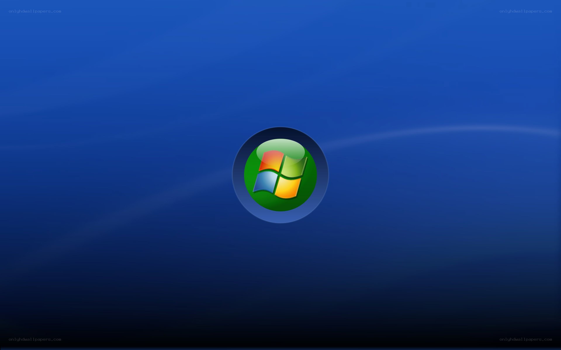 Windows Vista default desktop
