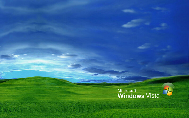 Windows Vista default wallpaper