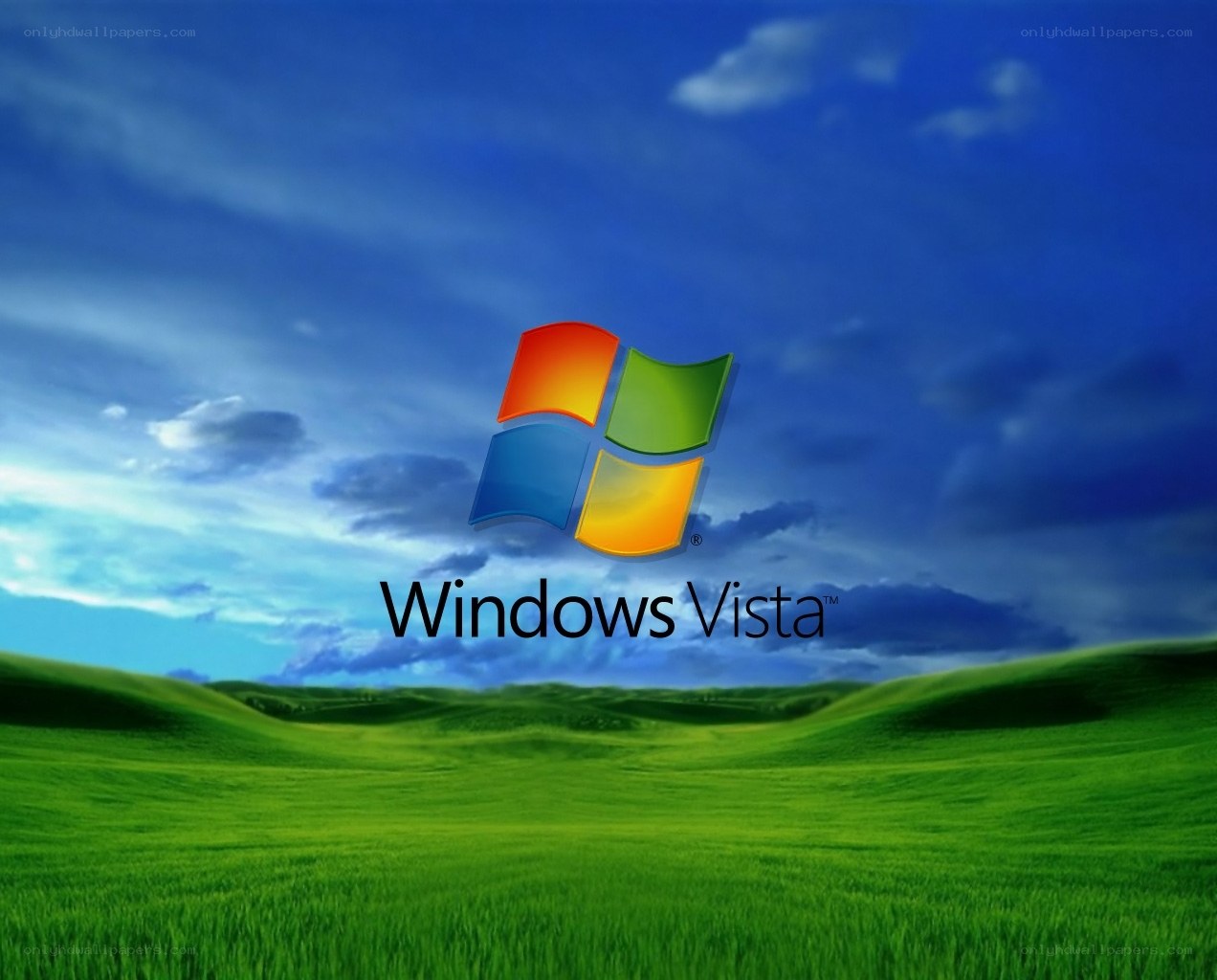 Windows Vista default wallpaper