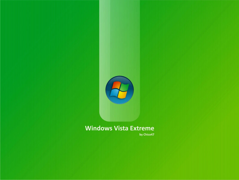 Windows Vista Extreme Logo — Green