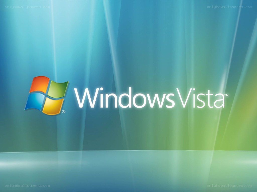 Windows Vista logo and background