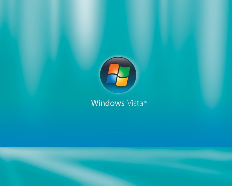 Windows Vista Logo — Blue, Calm, Digital Art, Text, Cyan