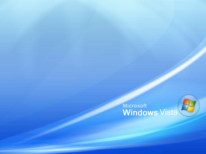 Windows Vista Logo — Blue, Calm, Digital Art, Text, White, Microsoft Windows Vista
