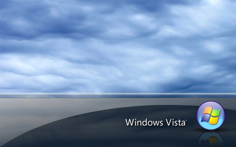 Windows Vista Logo — Blue, Dramatic, Digital Art