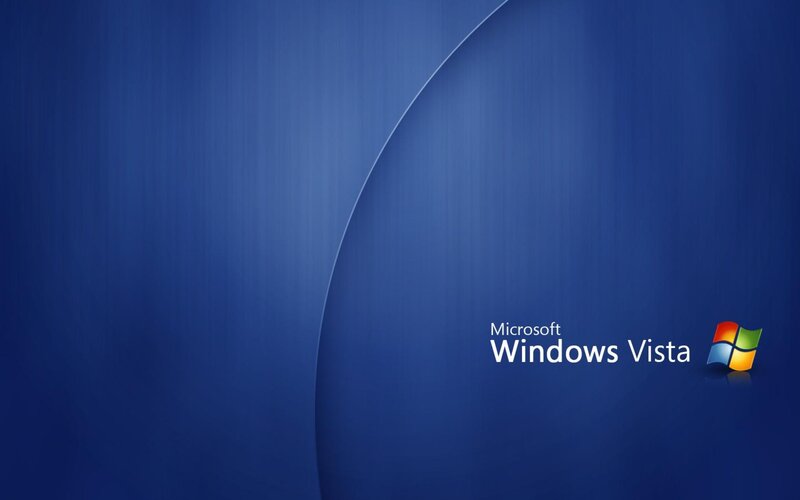 Windows Vista Logo — Blue, Minimalist, Digital Art, Text, White, Red