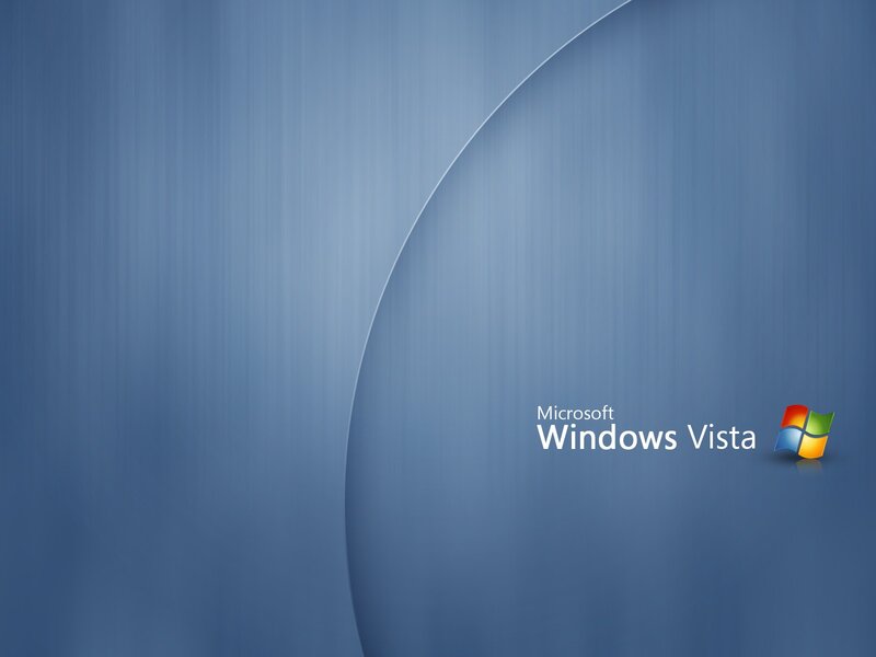 Windows Vista Logo — Blue, Minimalist, Digital Art, Text, White
