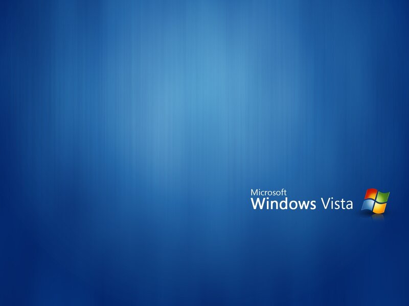 Windows Vista Logo — Blue, Minimalist