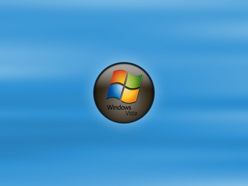 Windows Vista Logo — Blue, Neutral, Digital Art, Text, Black