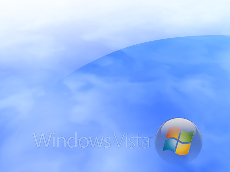 Windows Vista Logo — Blue, Text