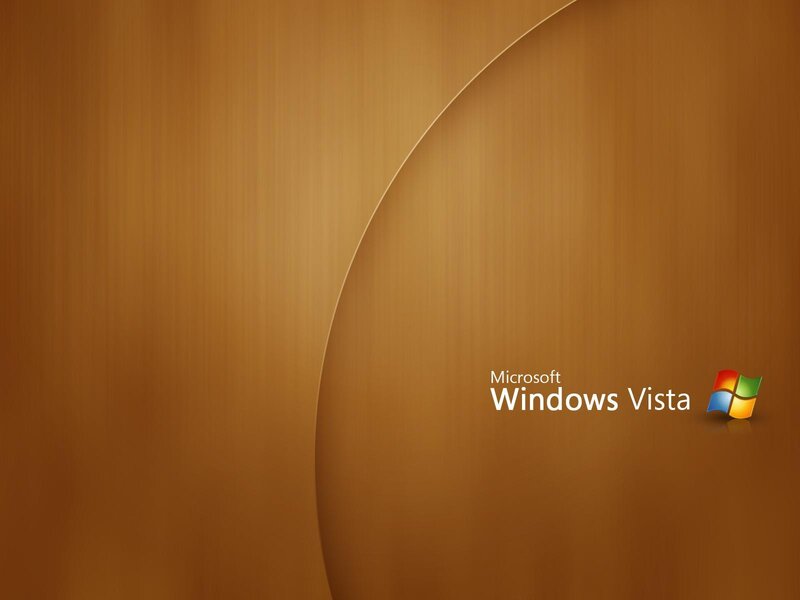 Windows Vista Logo — Brown, Minimalist