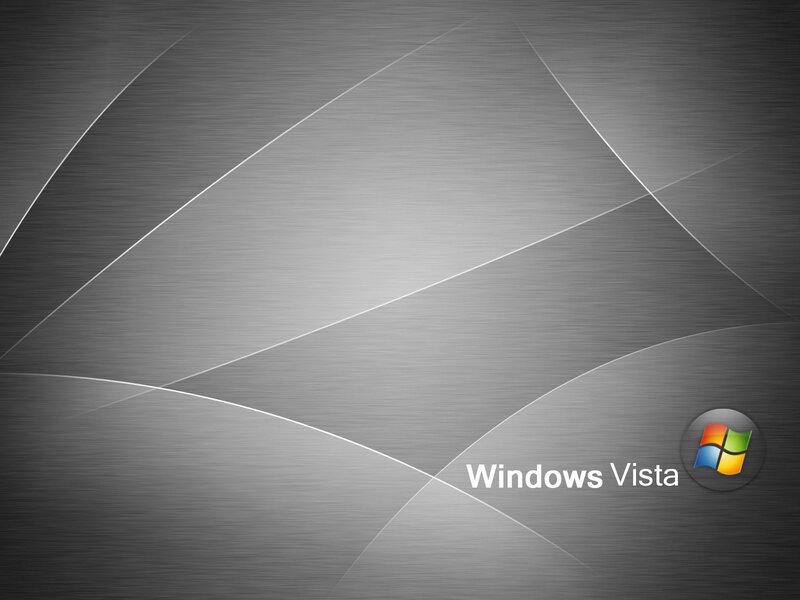 Windows Vista Logo — Gray, Minimalist, Digital Art, Text