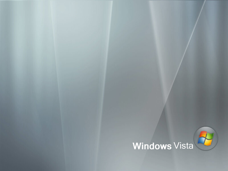 Windows Vista Logo — Gray, Minimalist, Digital Art, Text, White