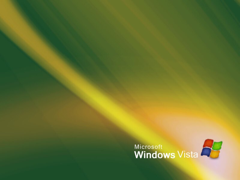 Windows Vista Logo — Green, Abstract