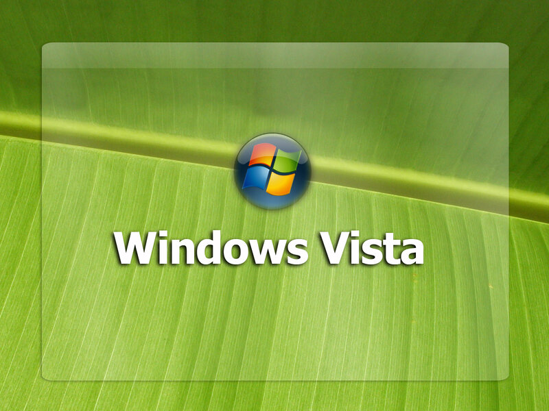 Windows Vista Logo — Green, Calm