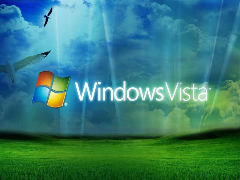 Windows Vista Logo — Green, Serene, Morning
