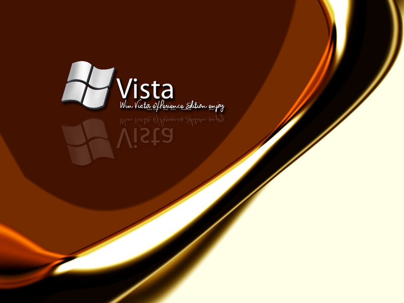 Windows Vista logo on abstract background