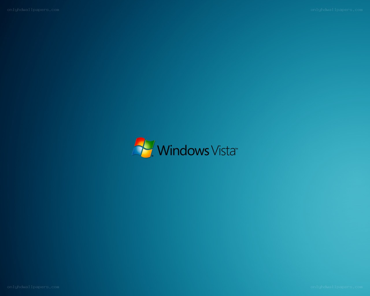 Windows Vista logo on blue