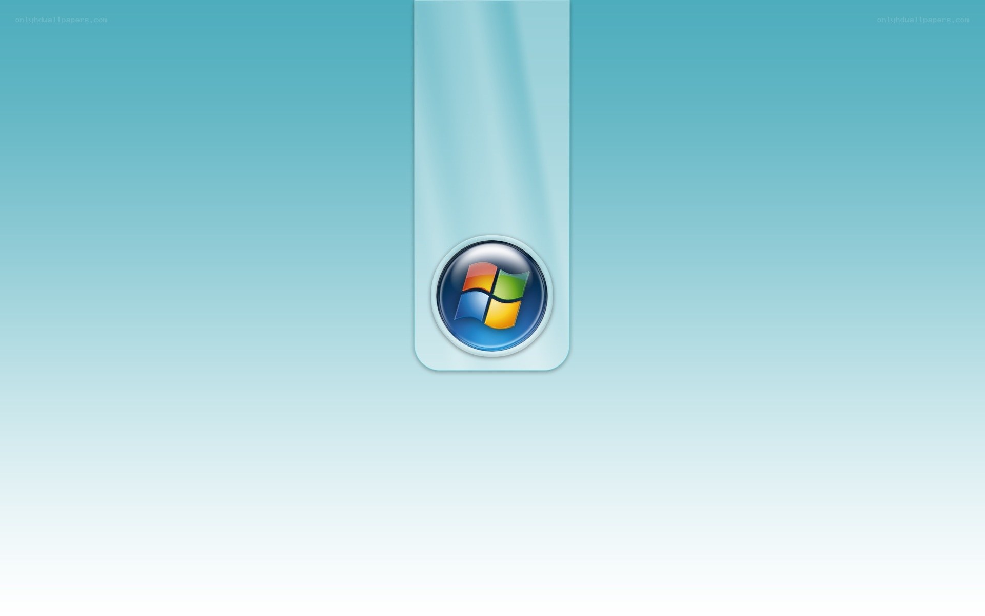 Windows Vista logo on blue background
