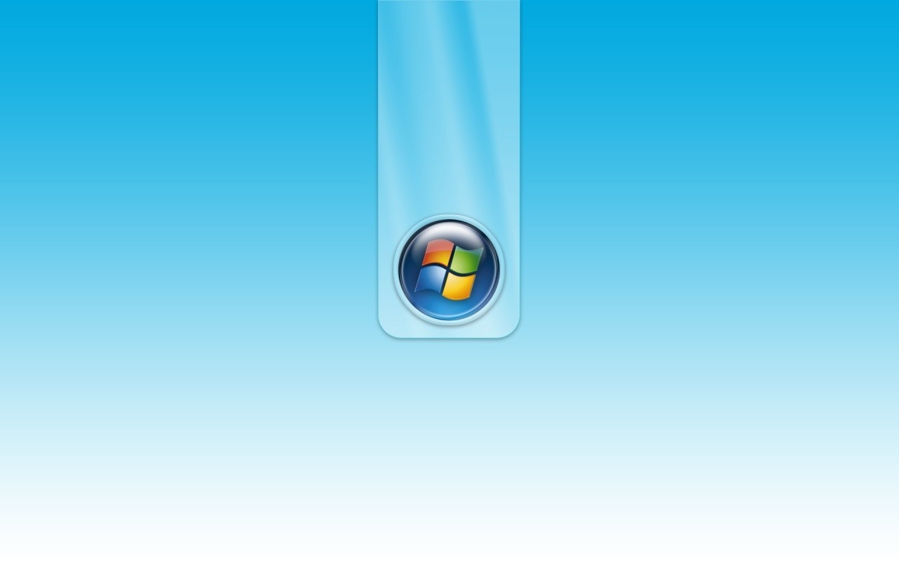 Windows Vista logo on blue background