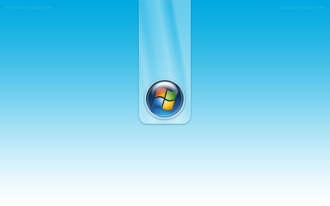 Windows Vista logo on blue background
