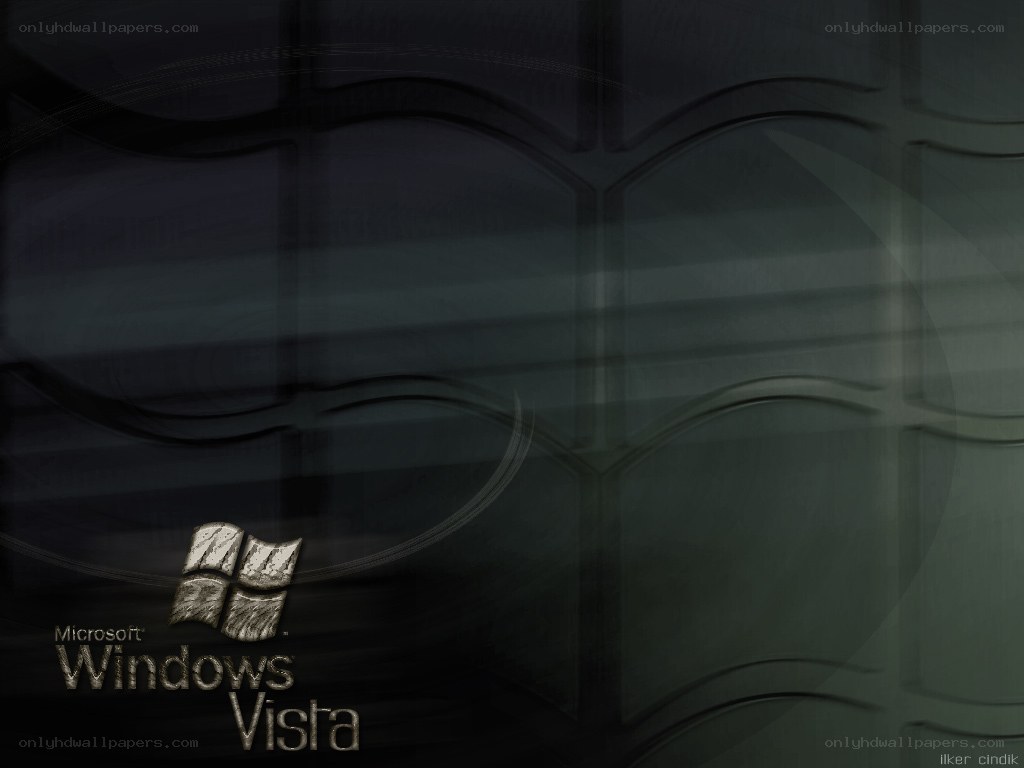 Windows Vista logo on dark background