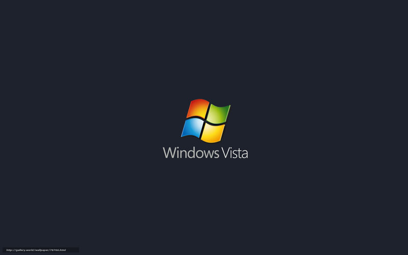 Windows Vista logo on dark background
