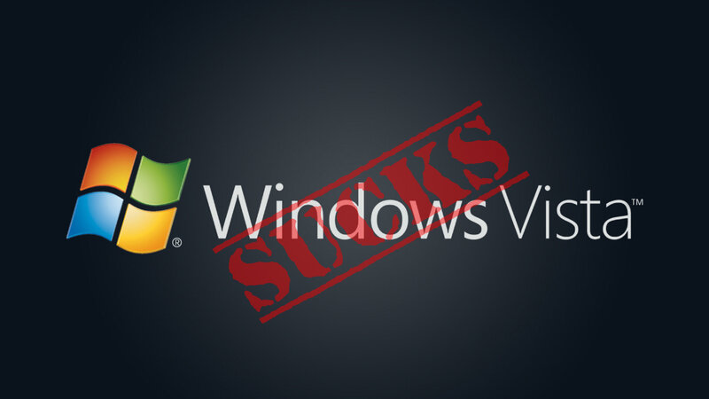 Windows Vista with stamp