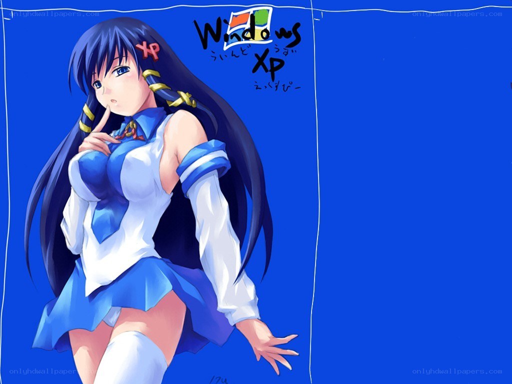 Windows XP anime character