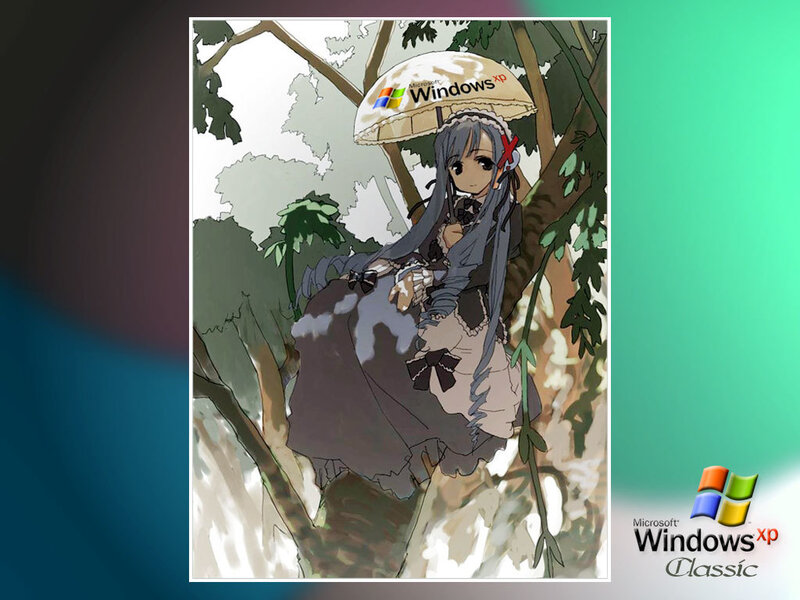 Windows XP anime character