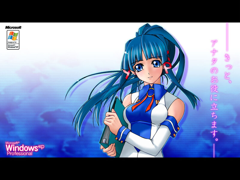 Windows XP anime wallpaper