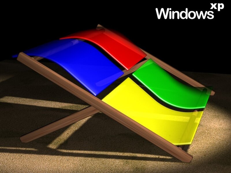 Windows XP beach chair