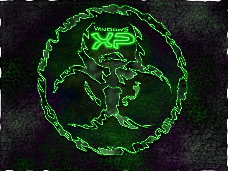Windows XP biohazard logo
