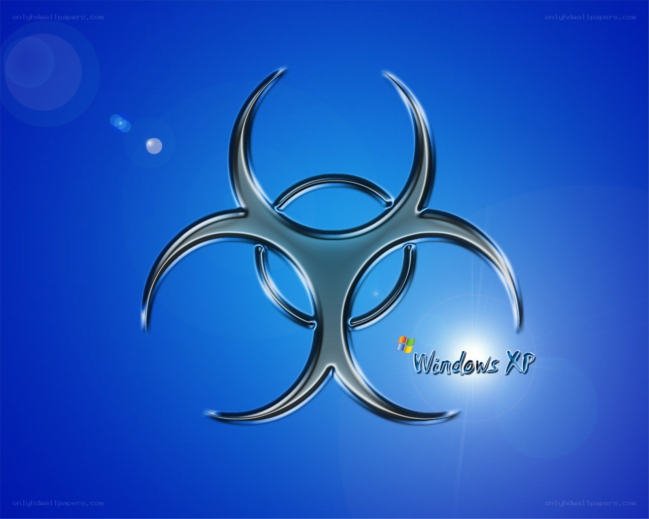 Windows XP biohazard logo