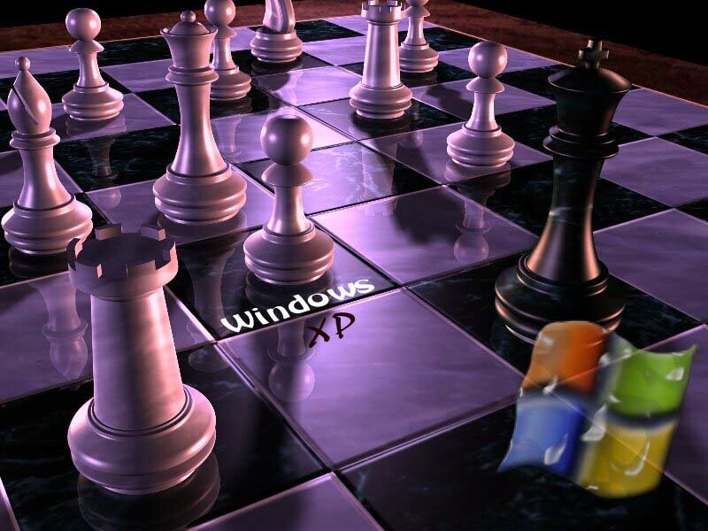 Windows XP chess game