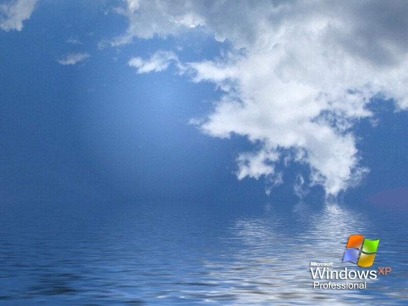 Windows XP default wallpaper