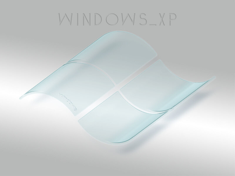 Windows XP glass logo