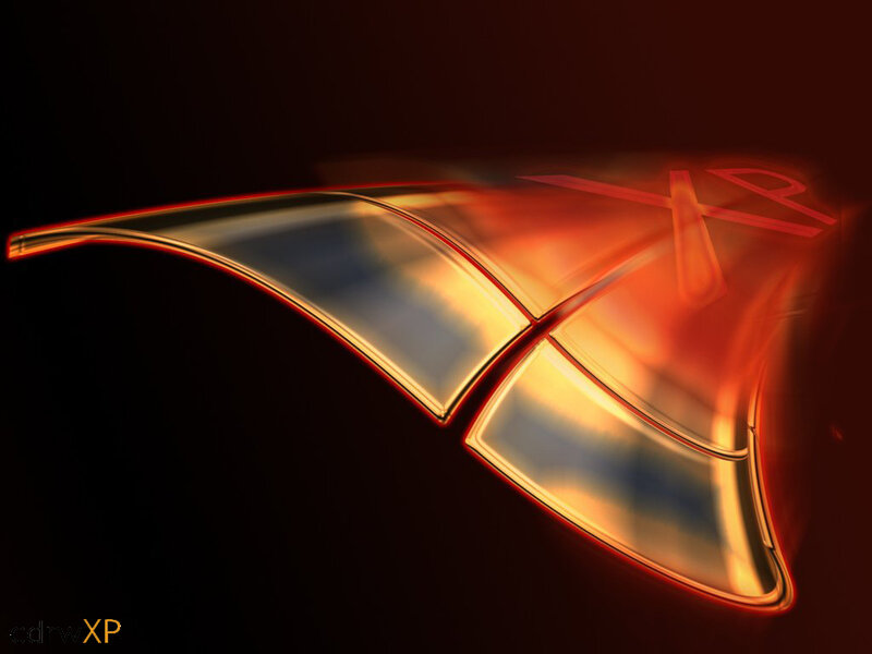 Windows XP logo abstract art