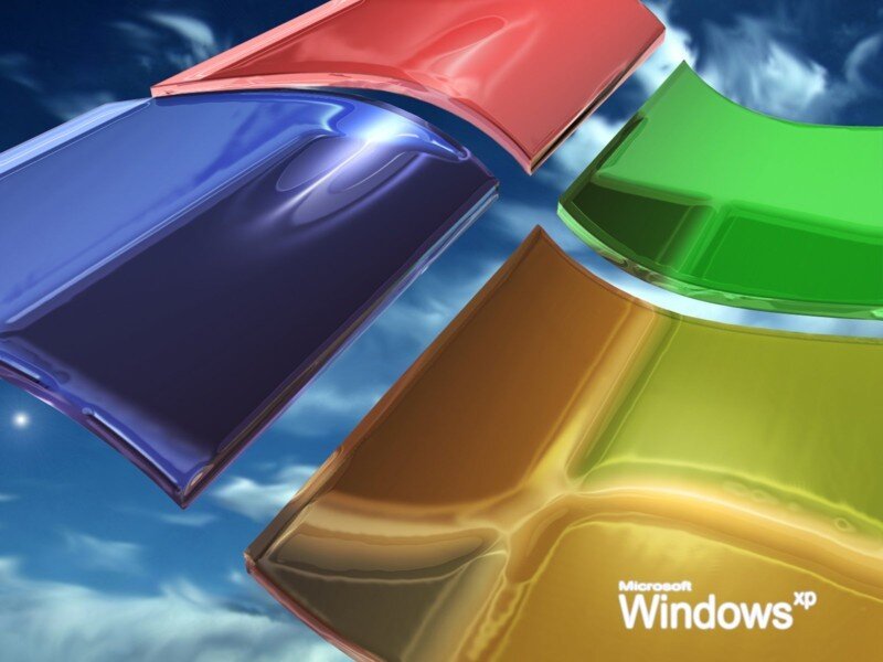 Windows XP logo background