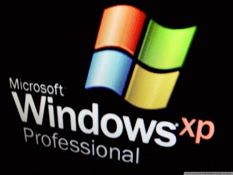Windows XP Logo — Black, Neutral