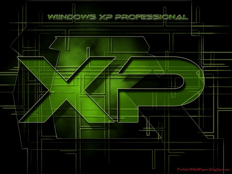 Windows XP Logo — Black, Technological