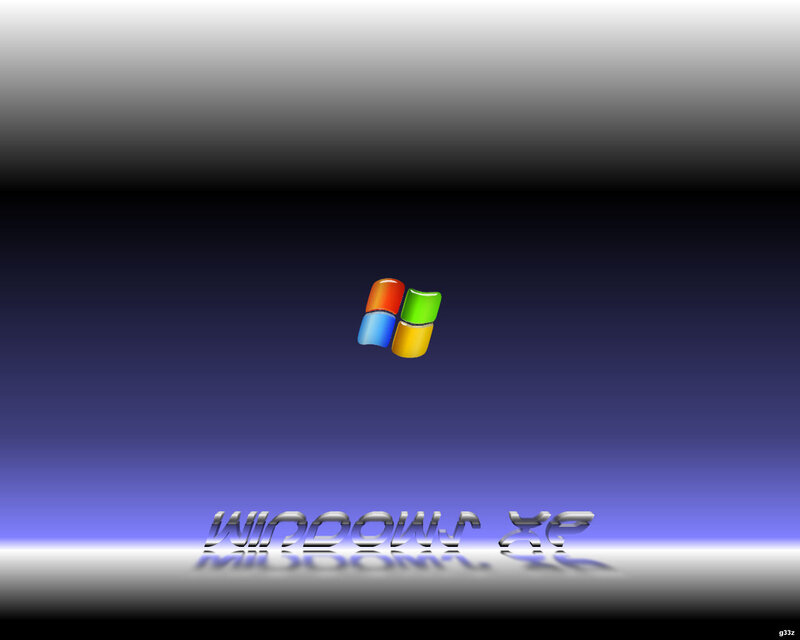 Windows XP Logo — Blue, Minimalist, Digital Art