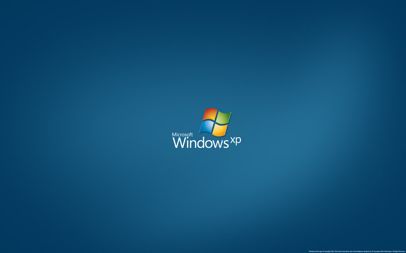 Windows XP Logo — Blue, Neutral, Digital Art