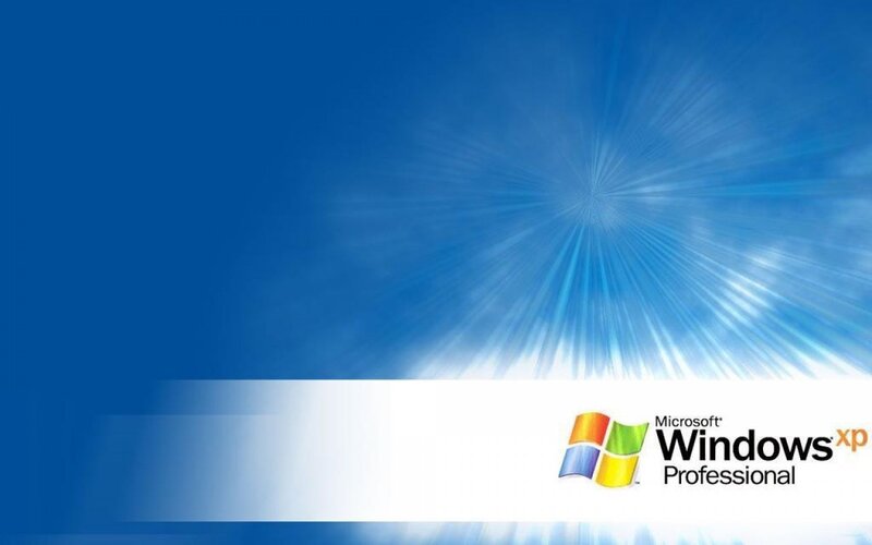 Windows XP Logo — Blue, Serene, Digital Art