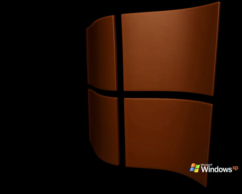 Windows XP Logo — Brown