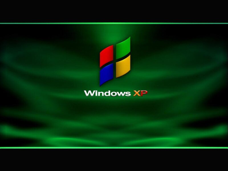 Windows XP Logo — Green, Dark