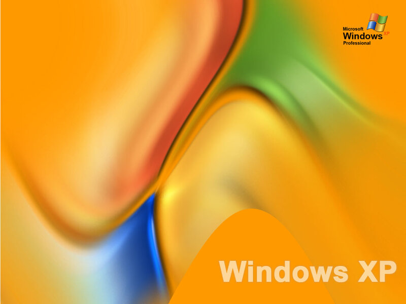 Windows XP Logo — Orange, Vibrant