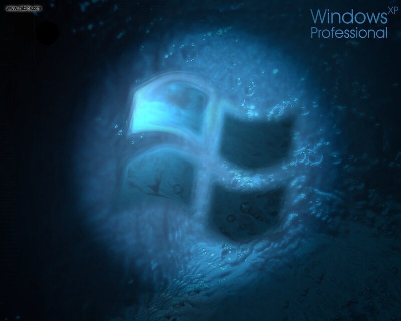 Windows XP Logo Underwater