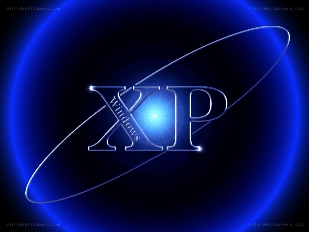 Windows XP logo with blue ring
