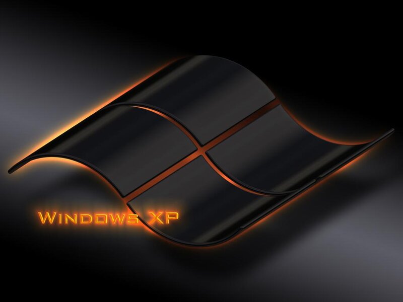 Windows XP logo with glow